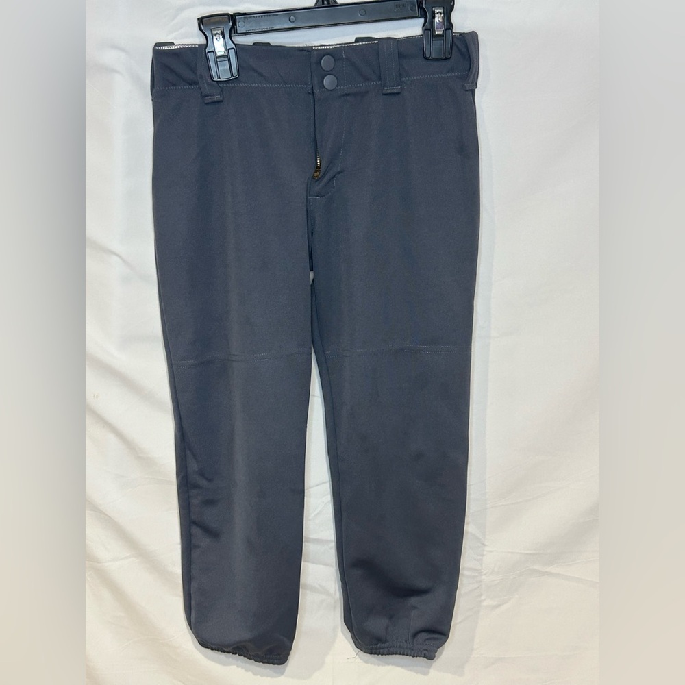 Girl’s Intensity Softball Pants - Charcoal Grey - Size YXL
